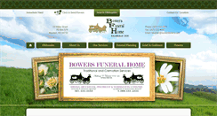 Desktop Screenshot of bowersfuneral.com